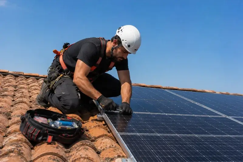 Maintenance et monitoring de panneaux solaires à Pin-Balma