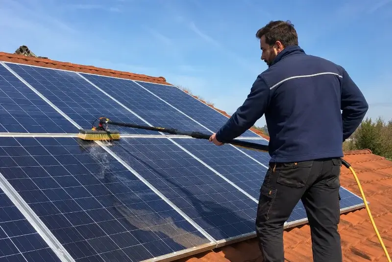 Nettoyage et entretien de panneaux solaires à Pin-Balma